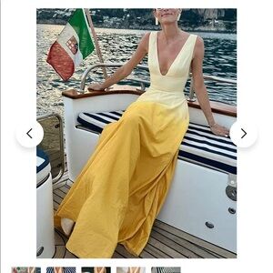 COPY - Roitima / Nice to Meet You V Neck Sleeveless Ombre Dress